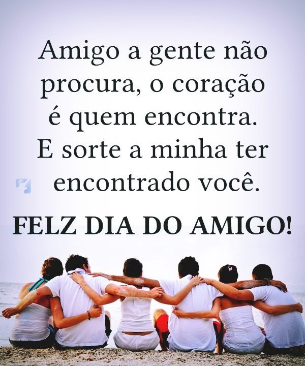 Feliz Dia Do Amigo