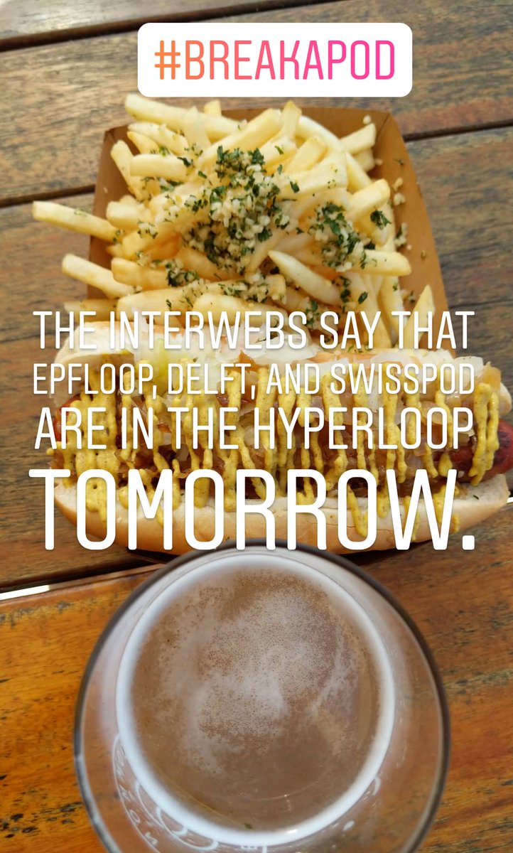 inthehyperloop's tweet image. Reports from @ERIKSbv say that @DelftHyperloop and @swissloop are in the hyperloop tomorrow as is @epfloop!! #breakapod