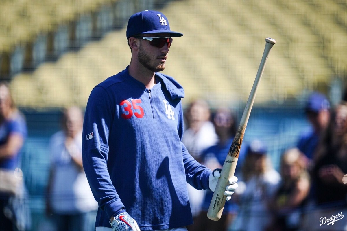 Dodgers's tweet photo. This is a @Cody_Bellinger appreciation tweet. https://t.co/27g8eRCFFp