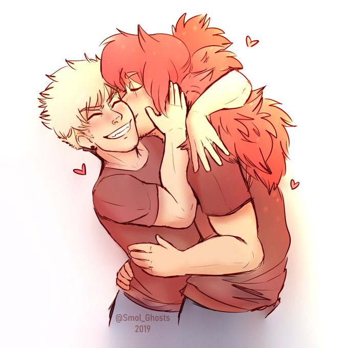 208. Will I ever stop drawing them kissing absolutely not. #kiribaku. 