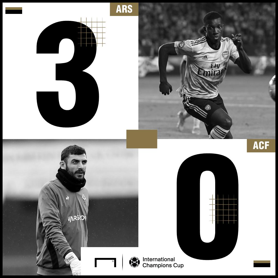 GOAL_ID's tweet photo. FT: Arsenal 3-0 Fiorentina
Brace Nketiah di masing-masing babak dan tambahan dari Willock di penghujung laga memberikan Arsenal kemenangan telak atas wakil Italia, Fiorentina
LIVE: https://t.co/U29IYXQTAF
#MatchdayGoal #ICC #ARSACF https://t.co/Bw528UKvAj