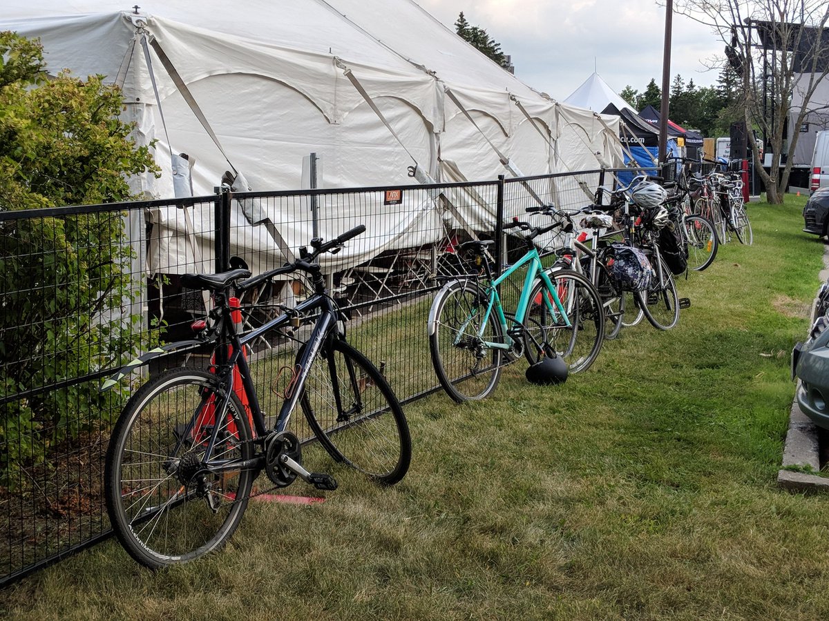Bike to your local festival this summer.  A trend that is only going to grow and need planning for.