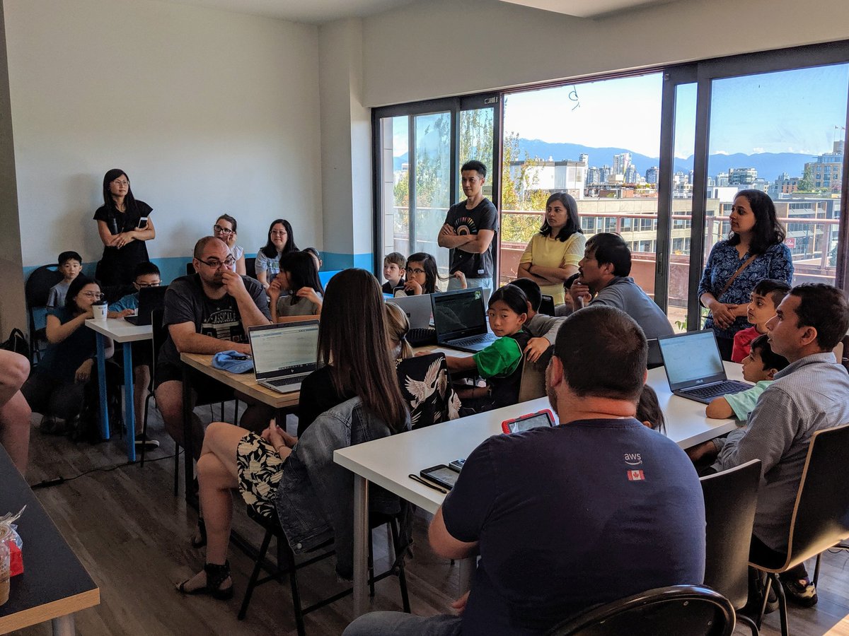 acheung105's tweet photo. having fun learning about circuits and conductors with @makeymakey and using forks to control their games in @scratch! today's kids were so into it!! #science #gaming 🎮💯😁  @learningcode @learningcodeyvr #kidslearningcode https://t.co/LKWeKSe09Y