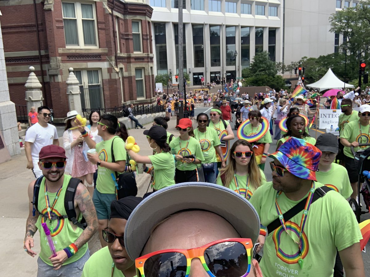 Even with the #heat we still had a tone of fun @HalifaxPride #Parade #bewhoyouare #beyou #foreverproud <a href="/TD_Canada/">TD (Canada)</a> <a href="/TD_Insurance/">gwantanmo</a>