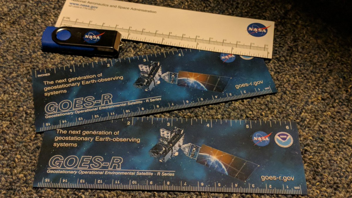 NStewWX's tweet photo. Found some sweet swag from #AMS2012 when #GOESR was still just an exciting new, future satellite. https://t.co/T90noZGtcF