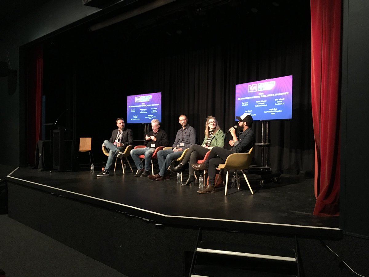 The Streaming Evolution with <a href="/flixxo/">Flixxo</a>, <a href="/deadhousefilms/">DEADHOUSE</a> &amp; <a href="/ozflixtv/">Ozflix TV</a> is hitting all your on-demand questions 👏 

Joined by our panel of talented professionals - Steinar Ellingsen (<a href="/SEllingsen/">Steinar Ellingsen</a>), Ron Brown, Enzo Tedeschi (<a href="/enzo_tedeschi/">Enzo Tedeschi</a>), Bec Bignell &amp; Sergio Sosa 🎤