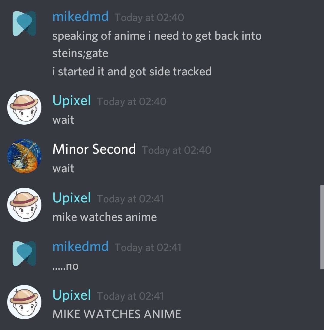 So turns out <a href="/BuildersRefuge/">Builder's Refuge</a> is run by a bunch of weebs and there's nothing you can do about it