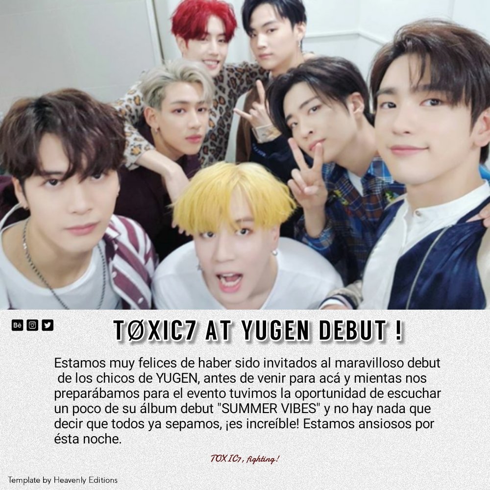 guardando7url's tweet photo. toxic's update: YUGEN DEBUT !

Llegando un poco tarde a este maravilloso evento pero no podíamos perdernoslo!! Estamos muy felices de estar por aquí y por su tan esperado debut. ¡Éxito en todo, chicos!  

#YUGENDEBUT / #BREATHLESS_YG https://t.co/6BiXo3uLlP