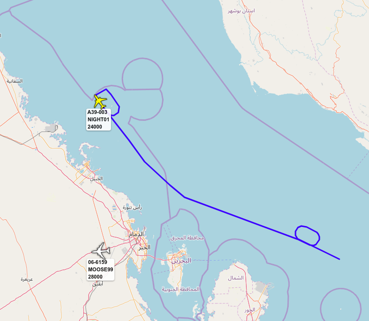 no_itsmyturn's tweet photo. 🇦🇺 #RAAF 🇦🇺
A39-003/ 7CF866
#NIGHT01
Airbus KC-30A (A330-203MRTT)
RAAF tanker flying over the Persian Gulf https://t.co/us2QMBQRB1