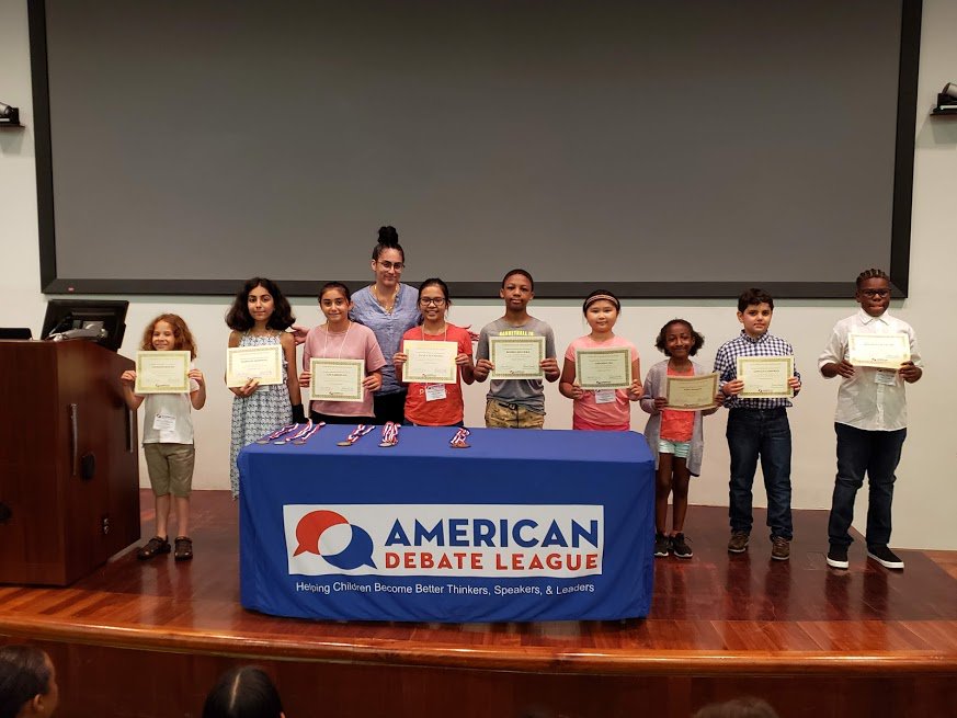 American_Debate's tweet photo. The mission of the American Debate League is to help children become better THINKERS, SPEAKERS, &amp; LEADERS. We are hosting 4 more camps this summer at Queens College To register &amp; apply for scholarships go to:
https://t.co/TJcJiHoboQ  #DEBATECHANGESLIVES #POWEROFDEBATE 
@QC_News https://t.co/JFi9xSr2H4