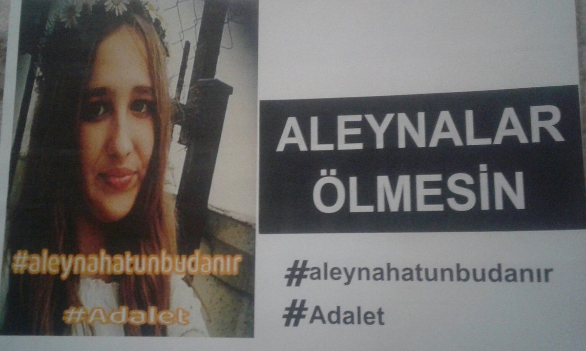 #AleynahatunbudanırİçinADALET <a href="/RTErdogan/">Recep Tayyip Erdoğan</a> <a href="/abdulhamitgul/">Abdulhamit Gül</a>