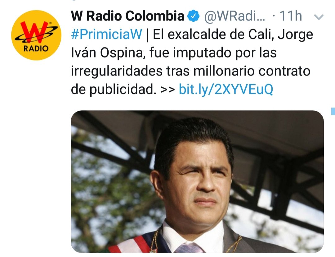 Resultado de imagen para fiscalÃ­a esaba investigando al candidato por un contrato de publicidad jorge ivan ospina