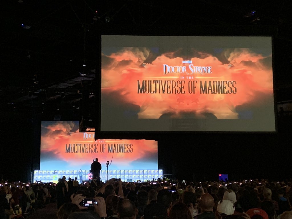 get ready for the mcu's first scary film.  #DoctorStrange: in the multiverse of madness is coming!  #sdcc