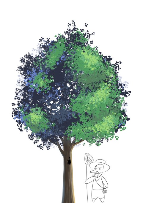 樹的練習
背景類的東西一職不擅長
#イラスト好きさんと繋がりたい 
#絵描きさんと繫がりたい 
#絵の島 #絵描きの輪 
#絵描き交流館  #創作の狼煙 
#絵師の集い  #絵を描く人々 
