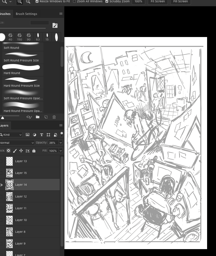 thumbnailing a comic and got carried away 