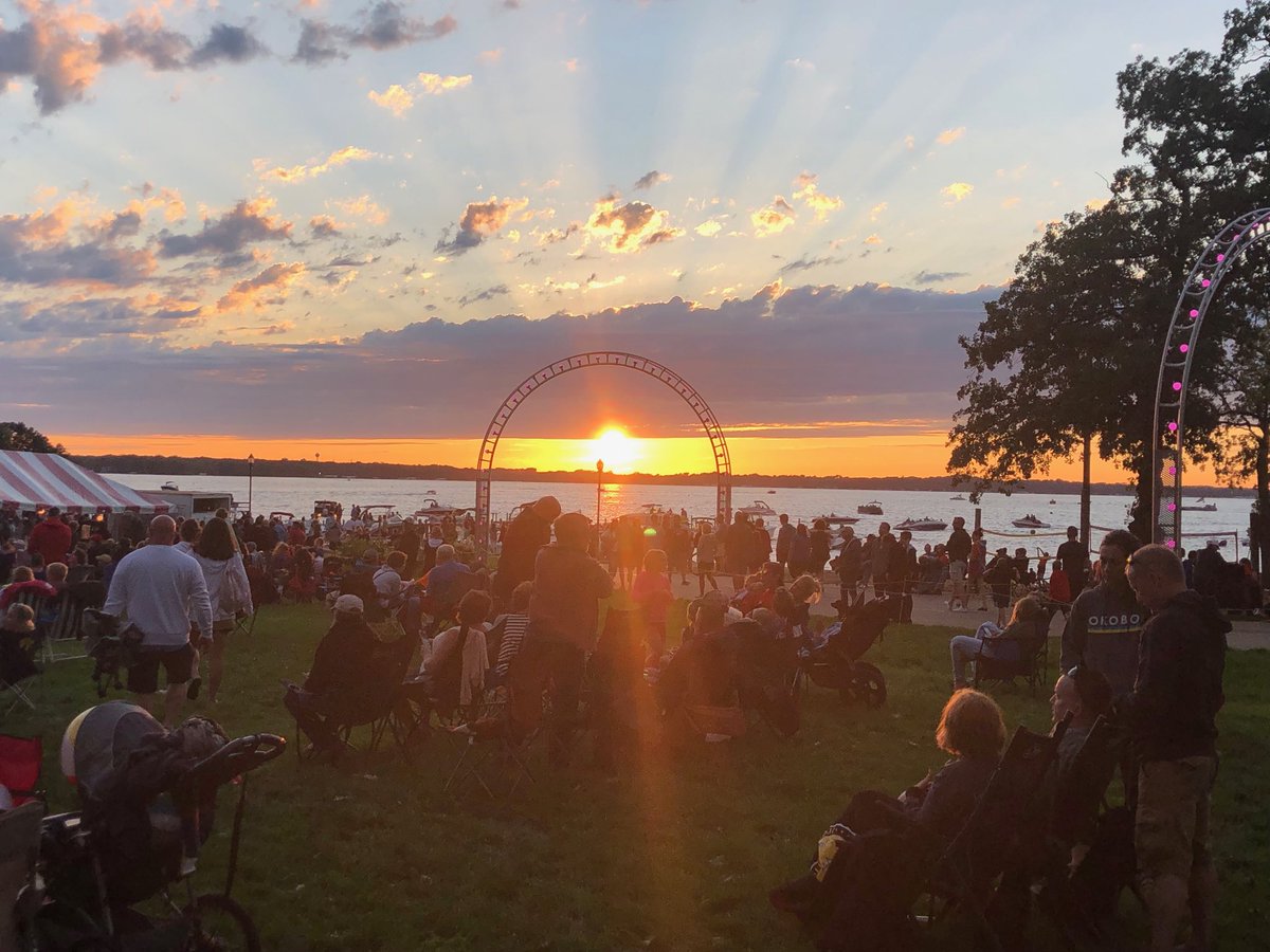 Getting ready for AC/DC at the Green Space #Okoboji