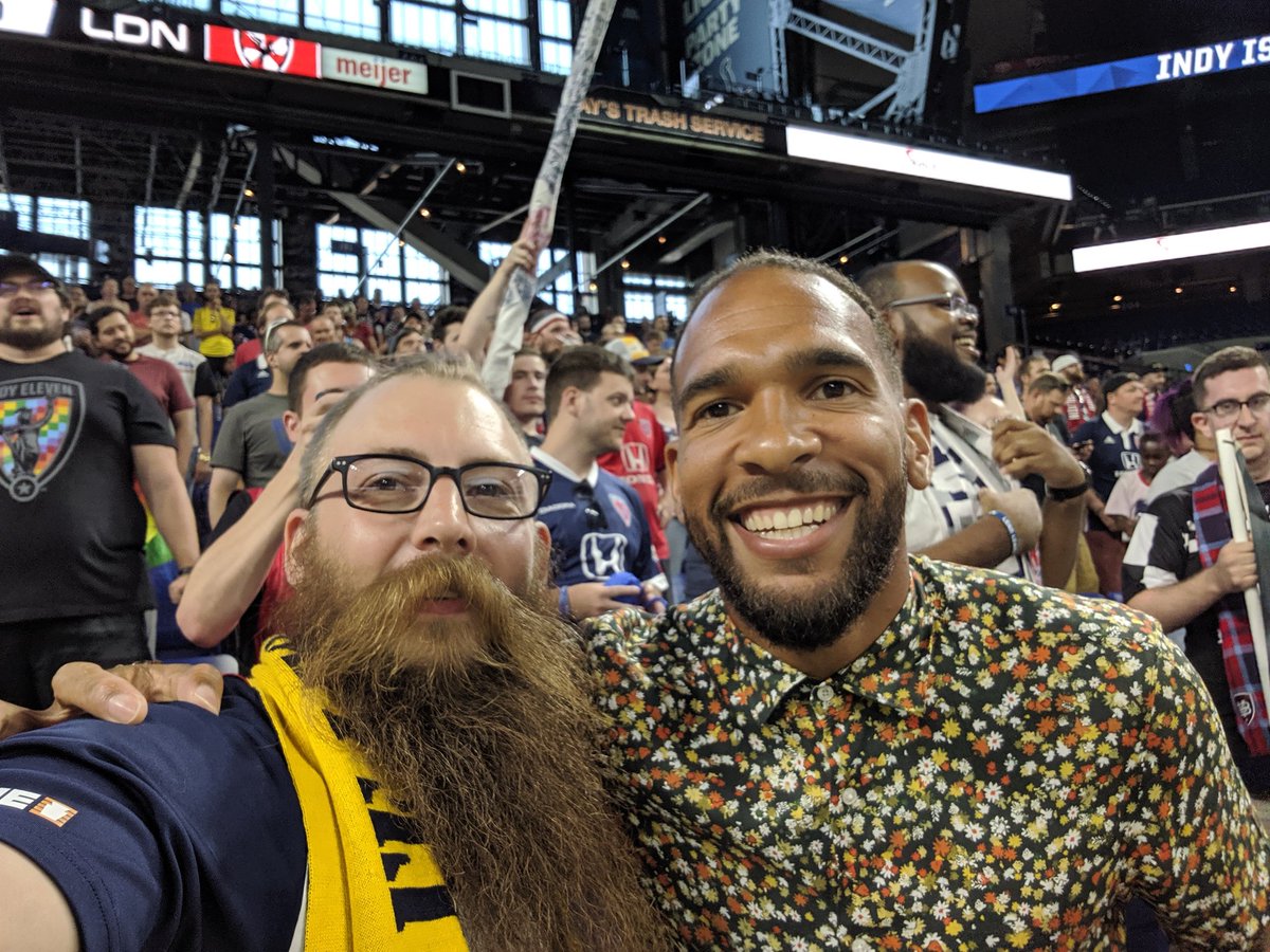 LittleFlowerLFG's tweet photo. Beautiful moment with @mattwatson8 @IndyEleven @The_BYB and the LFG! 3 points is always sweet. MQJ is proud! #indytilidie #eastsidebeastside #littleflowerguerrillas https://t.co/U1iVyIpYJh