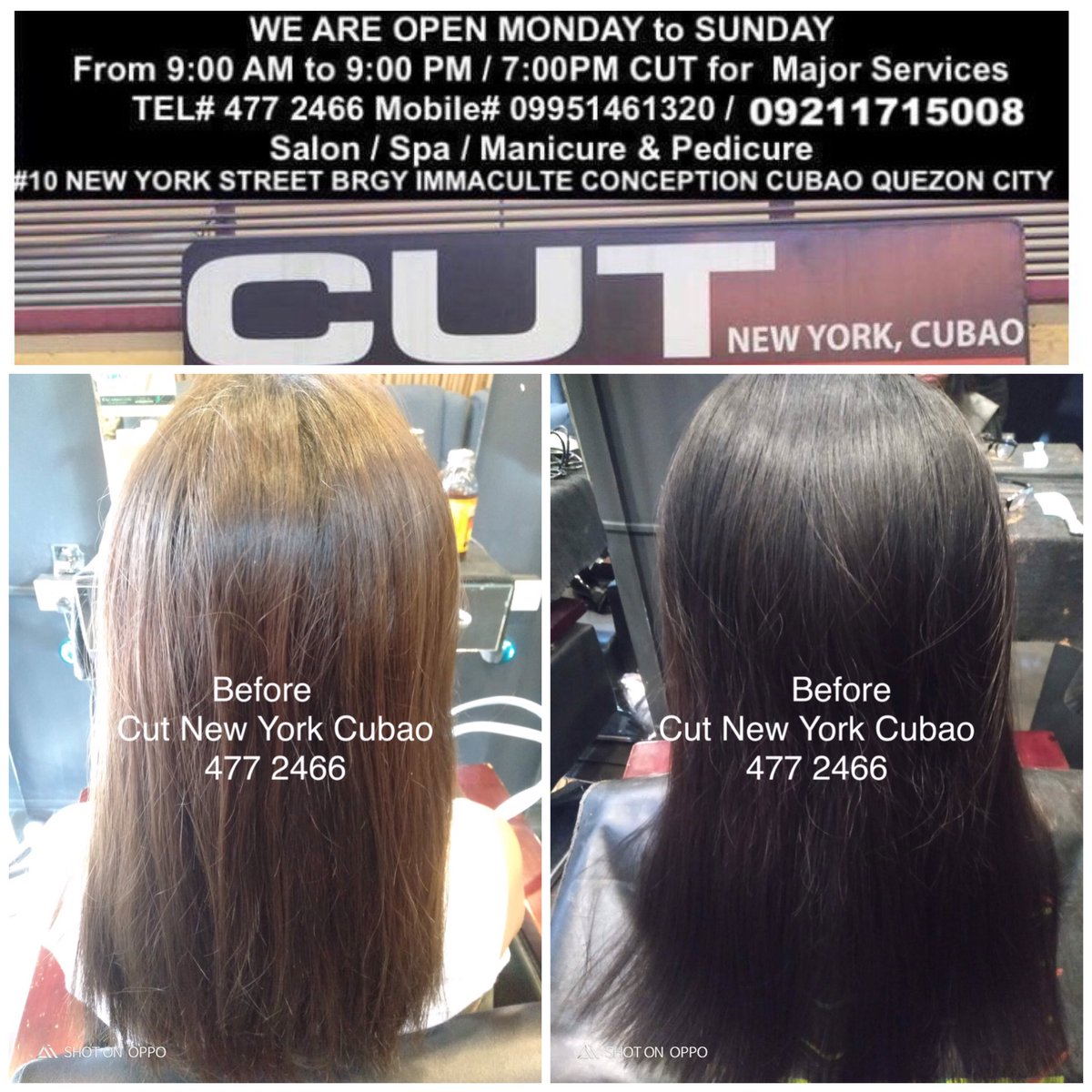 CutNewYorkCubao's tweet photo. Thank you for visiting us  🤗🤗🤗

Visit Us at
Cut Encarnacion New York Cubao
#10 E New York Street 
Brgy Immaculate Concepcion 
Cubao Quezon City.
Malapit po sa Gasoline Station
JJ Beauty Infusion Wellness Center
For Inquiries: Contact us on:
☎️ 477 2466  📞 09211715008 https://t.co/lWeDiOHuLX