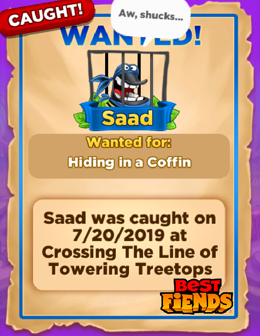 debbie2322's tweet photo. I just caught a Bandit Slug in @BestFiends! Download FREE and be a winner: https://t.co/DTp0oYYG82 #BestFiends https://t.co/FjLJrgHPJA
