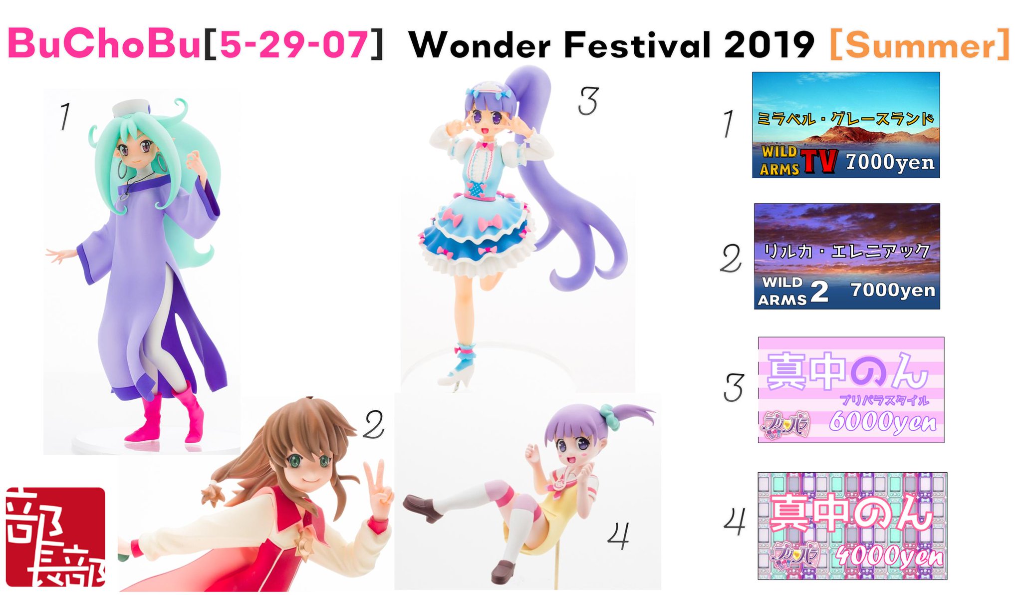r 告知 ワンフェス19夏 部長部 5 29 07 お品書きです よしなに 新作 ミラベル グレースランド 7000円 再販 リルカ エレニアック 7000円 真中のん プリパラスタイル 6000円 真中のん 4000円 オリジナル 1 12武闘場 1000円 r 告知 ワンフェス19夏 部長部 5 29 07 お品書きです よしなに 新作 ミラベル グレースランド 7000円 再販 リルカ エレニアック 7000円 真中のん プリパラスタイル 6000円 真中のん 4000円 オリジナル 1 12武闘場 1000円