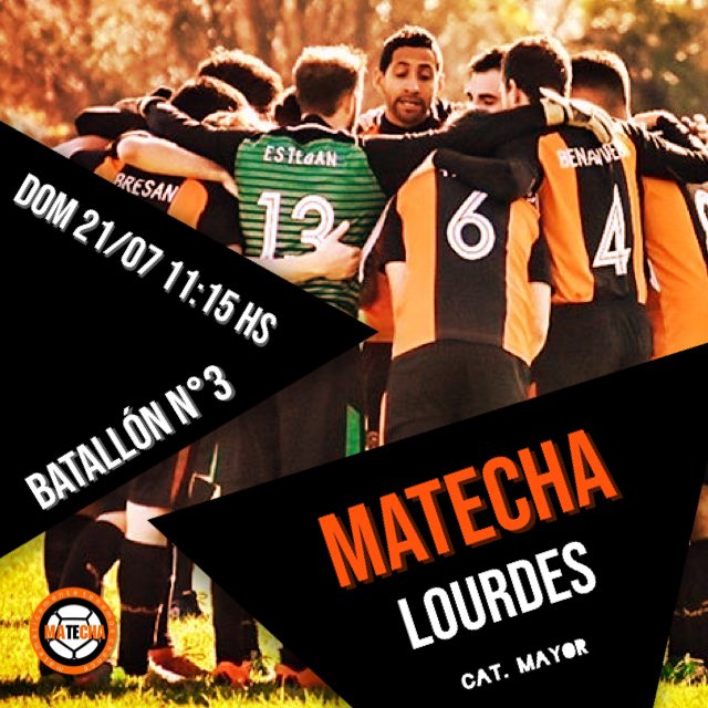 Mañana 11:15 ya estamos de nuevo defendiendo a la naranja. 

Dejamos todo por retomar el camino en la mayor vs <a href="/Lourdes_Un/">LourdesUniversitario</a>. 

¡Dale Matecha!

#VamoLaNaranja