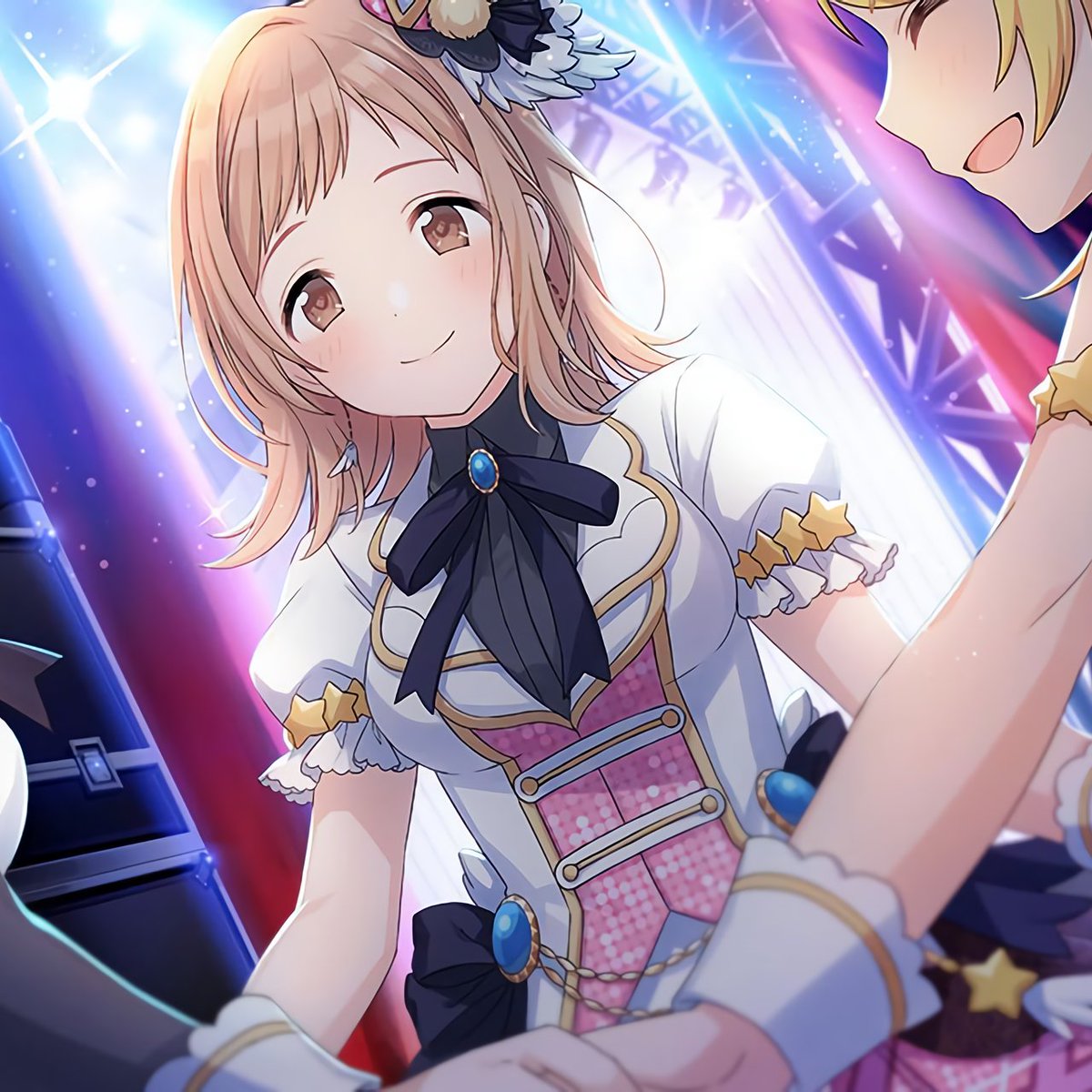 ✧ illumination STARS (cont.) ✧besides their image colors, the other main colors in their costumes are white (main) and navy blue/black (accent). the white alludes them to "illuminating" the idol world, while the accent color reminds them of the room they still have to grow.