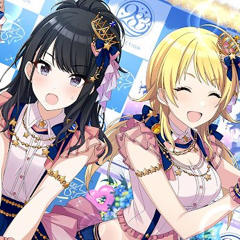 ✧ illumination STARS (cont.) ✧besides their image colors, the other main colors in their costumes are white (main) and navy blue/black (accent). the white alludes them to "illuminating" the idol world, while the accent color reminds them of the room they still have to grow.