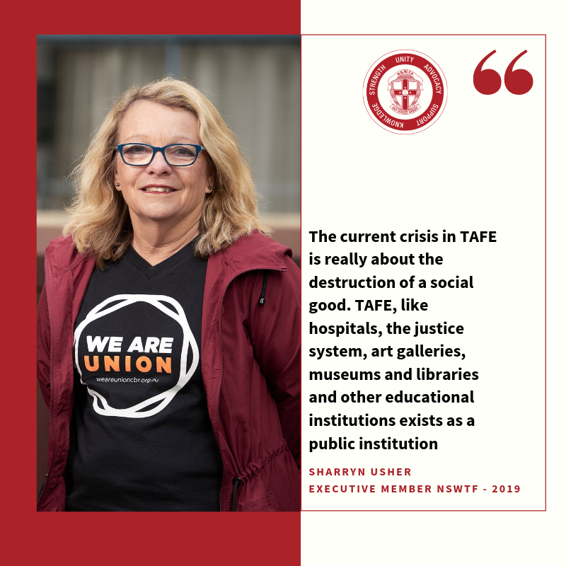 TeachersFed's tweet photo. Conference delegates today endorsed Federation working with the national body to organise the forum, which will involve #TAFE members, academic researchers, TAFE management, social partners, other unions, employer groups, policy advisers and politicians. #TFAC19 #StopTAFECuts https://t.co/nvKbgaMvt5