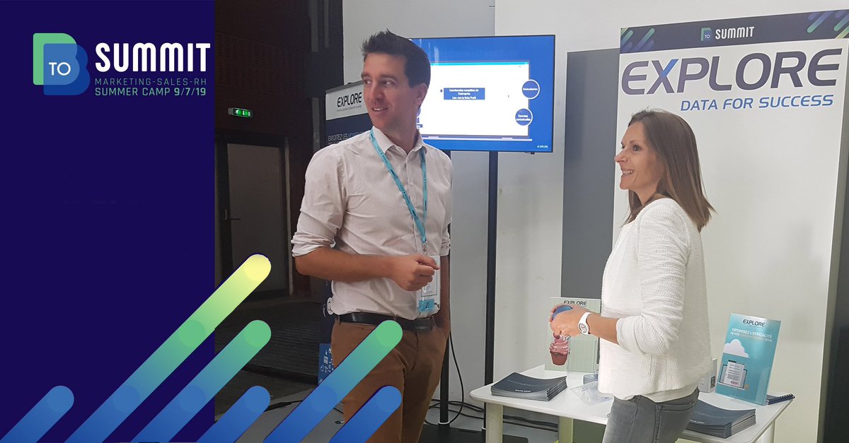 Le BtoB Summit c'est aujourd'hui ! Les équipes EXPLORE vous attendent avec le sourire pour ce Summer Camp dédié à l'alignement 360 ! <a href="/BtoBSummit/">BtoBSummit 2023</a> #BtBSummit2019