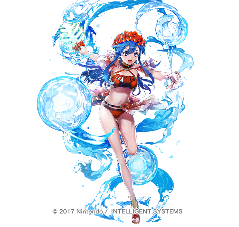 「『ファイアーエムブレム ヒーローズ』にて「浜辺に咲く華 リリーナ」を担当させて頂」|BUNBUN− 𝗦𝗦𝗦のイラスト