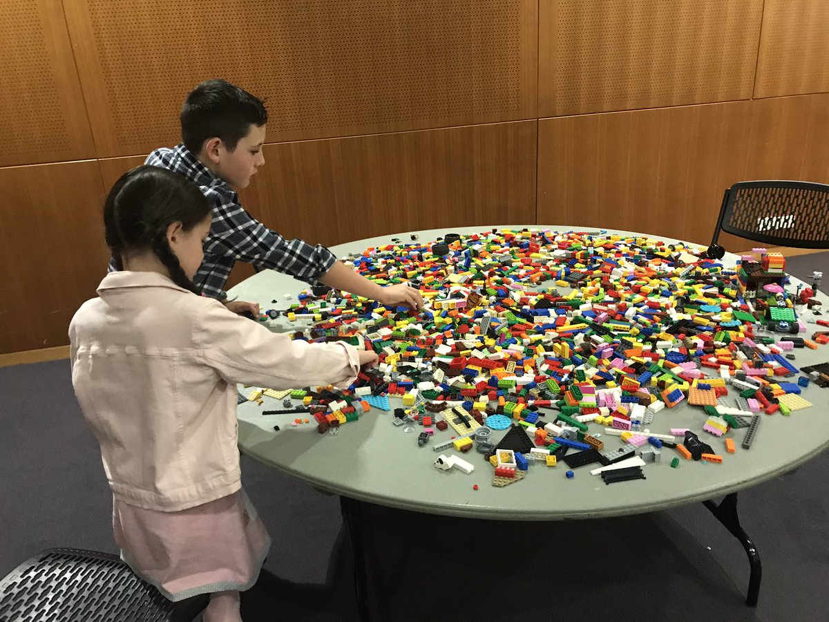 SydLUG's tweet photo. Keeping kids and parents happy this school holidays! Brickbuilt by SydLUG @ Max Webber Library, lvl 1, Blacktown. Every day this week, ends Saturday. https://t.co/476cZVpZmm