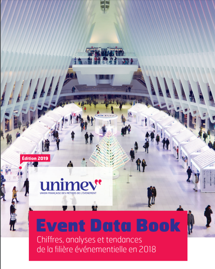 UNIMEV_FR's tweet photo. Vous l'attendiez avec impatience, L'Event Data Book 2018 est désormais disponible ! 📖  Retrouvez tous les chiffres, analyses et tendances de la filière #evenementielle en 2018 https://t.co/ds5y9KWjsi  #eventprofs https://t.co/0rYfnbpexY