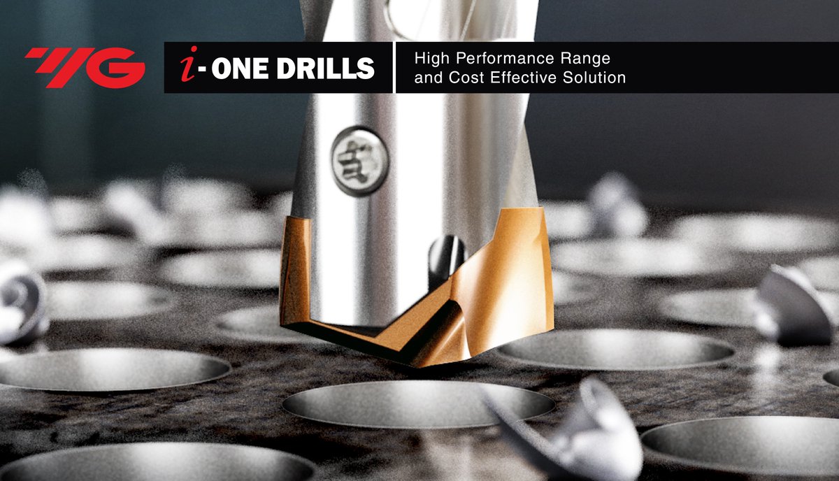 YG1worldwide's tweet photo. High-Performance Indexable Drilling Tools—i-One Drills!
>>Secure and quick clamping system, multi-layered coating delivers outstanding productivity and reliability, High performance with cost efficiency

Click to see more details: https://t.co/NleqXwhpxt https://t.co/1y5LoVGk3l