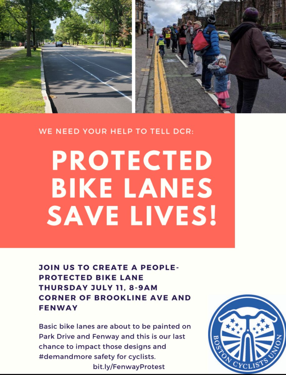 rightlegpegged's tweet photo. Very excited to see that @bostonbikeunion is doing a people protected bike lane on Thursday morning.
You should go if you're in town, even if you don't bike in the city.
https://t.co/AmAWSyZfGm https://t.co/Xi6pCvFllP