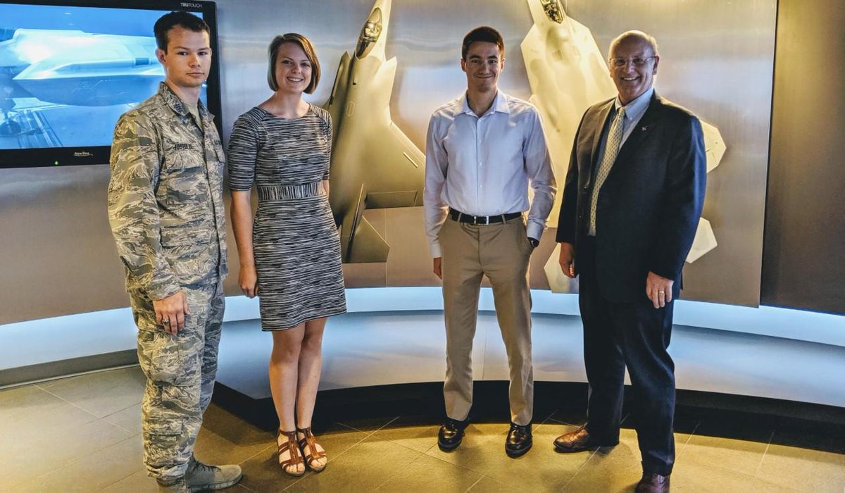 AFA_Air_Space's tweet photo. AFA's interns from @aas_sw  got to test out the F-35 simulator at @lockheedmartin last week. Looks like a fun day on the job to us! ✈️ https://t.co/xs7OoL5TO8