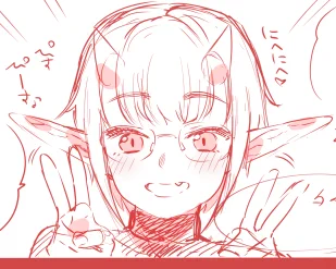 下描きする✒👾💦 