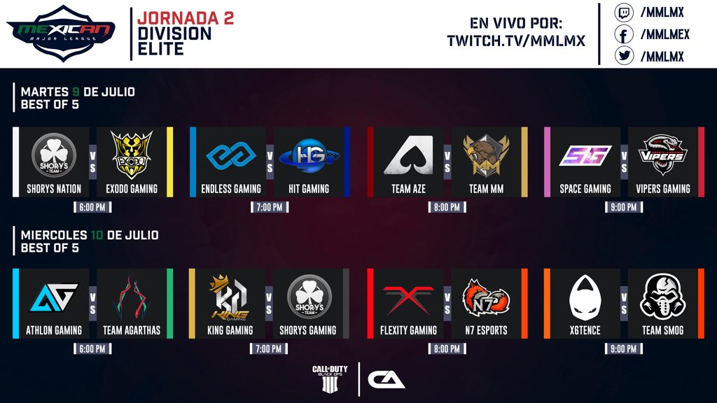 MMLmx's tweet photo. #DivisiónElite

¡Aquí vamos con los horarios!  🤩

Mañana continúa la acción en la @MMLmx 🎉 Atento a nuestro canal donde estaremos con cada duelo, llenos de pasión y comentados con los mejores casters 🎙️😏

📲 https://t.co/t1shuY4qj2

#LigaMMLmx https://t.co/eaeYOAGjK0