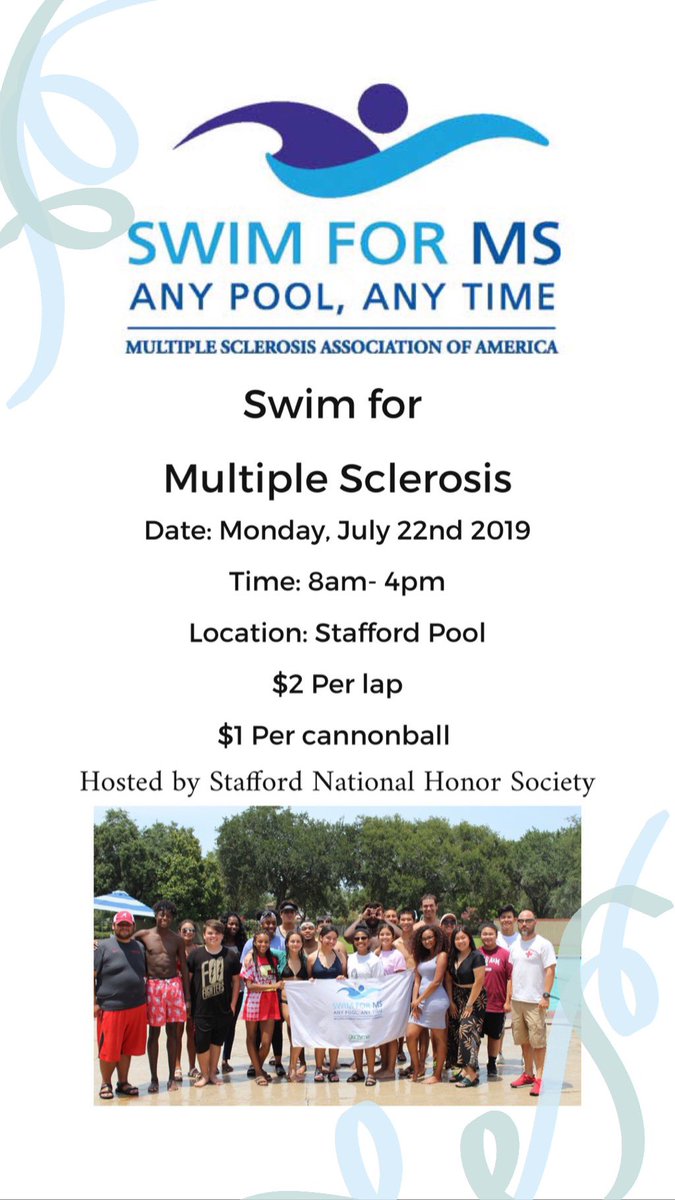 StaffordNHS_'s tweet image. It’s that time of year again. It’s the annual #SwimforMS event hosted by Stafford NHS located at the Stafford Pool on July 22nd. Spread the news! Link to donate is below and in bio.

secure.mymsaa.org/site/TRAPIPrev…

facebook.com/donate/1347540…