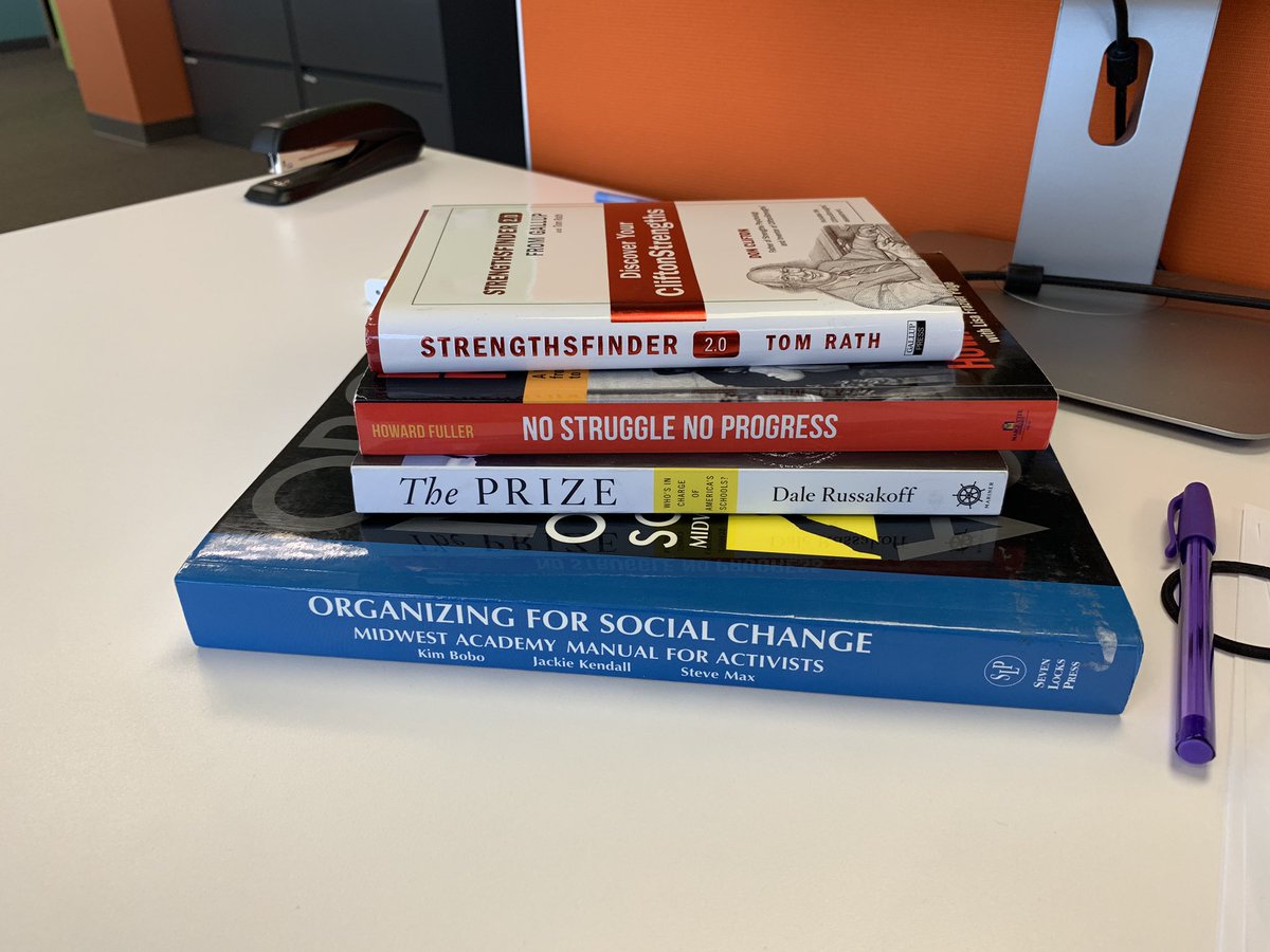 AshleyVSpeaks's tweet photo. First day at The Mind Trust was a success. I got to see first hand how passionate all my coworkers are about our kids, received some great reading material and had a fantastic lunch while learning about the history of the organization. https://t.co/sDGtyEOXlW