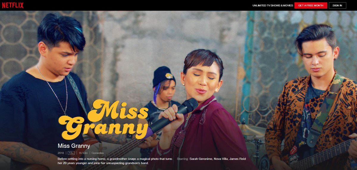 VIVA_Films's tweet photo. Nasa Netflix na ang lola mo! #MissGrannyPH https://t.co/CFJ5ObRpjz