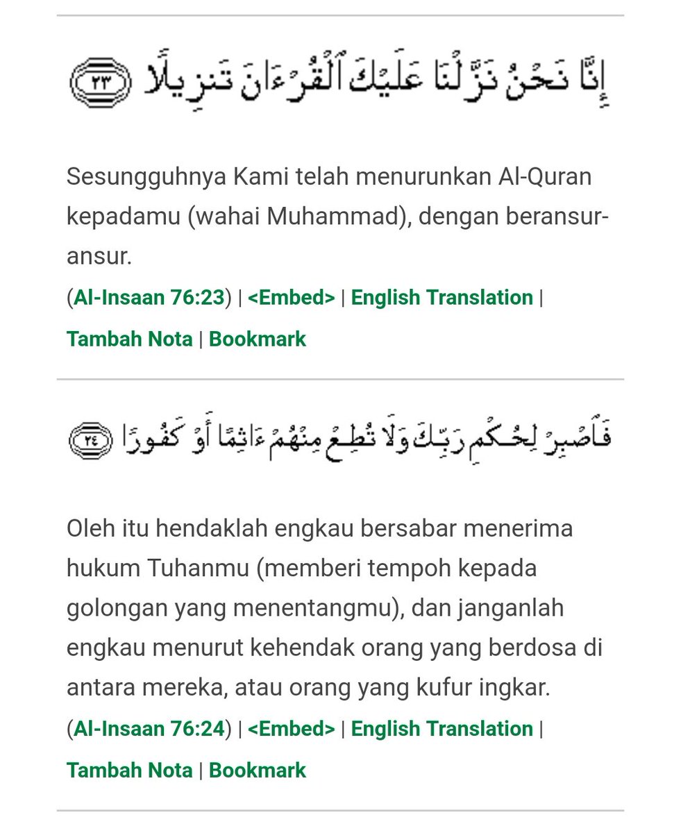 Gory From Financialgory On Twitter Selepas Diceritakan Nikmat Syurga Allah Swt Sebut Tentang Penurunan Al Quran Coincidentally Yang Sama Juga Berlaku Dengan Surah Al Waqiah Lepas Cerita Pasal Syurga Dan Neraka Tuhan