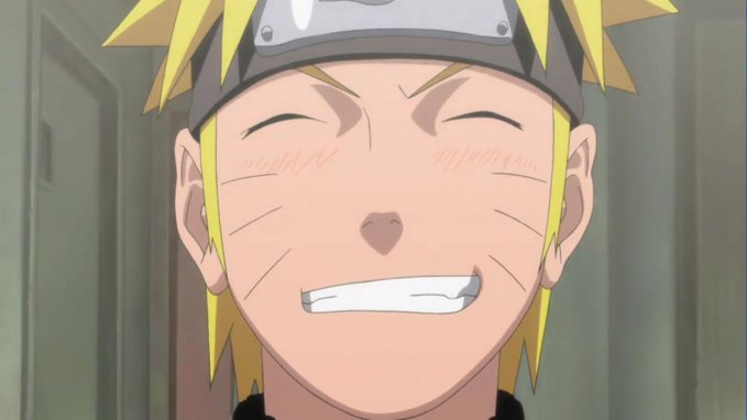 A M A T E R A S U on X: uma foto do naruto sorrindo pra alegar seu dia e  te lembrar que não importa o quão difícil seja ou esteja