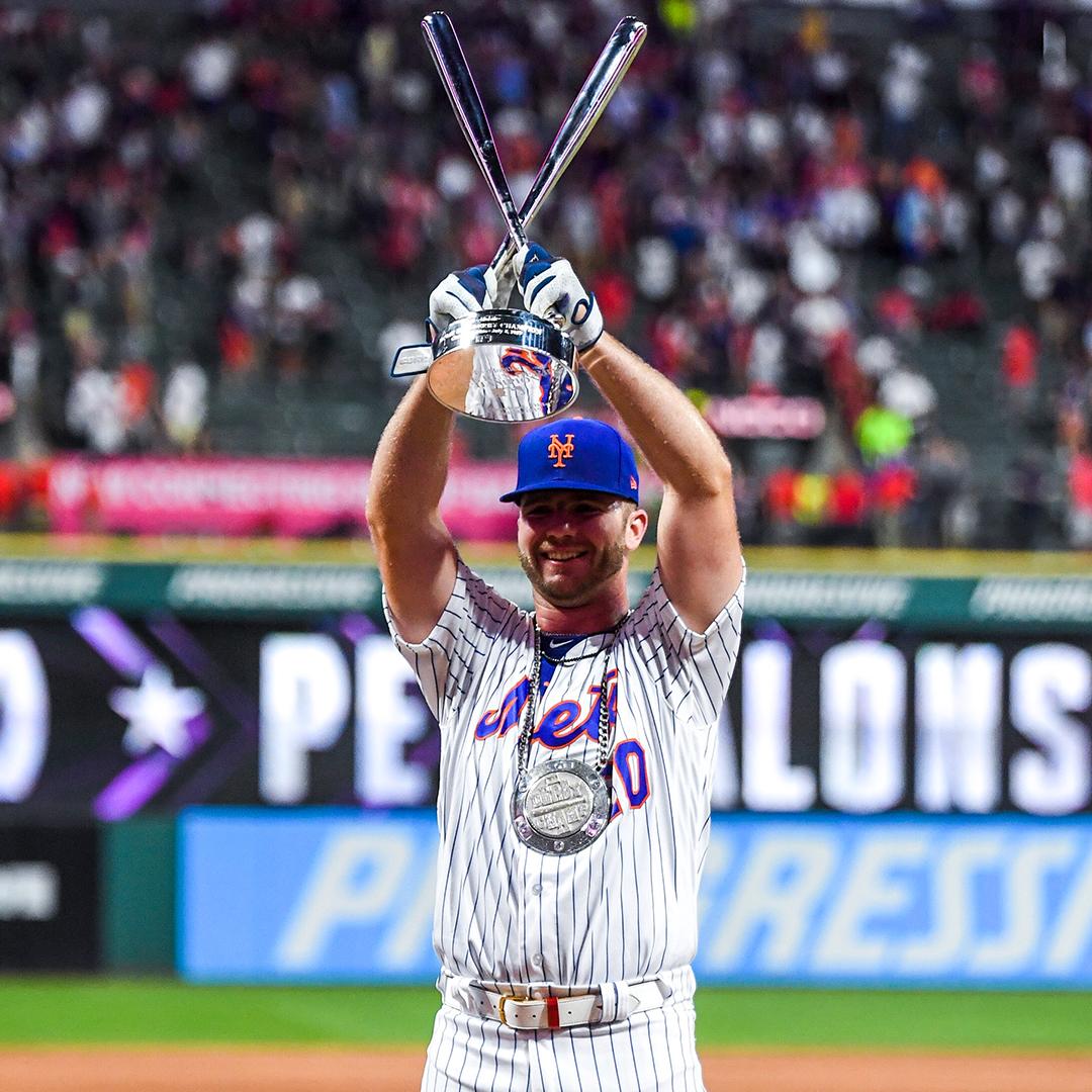 Mets's tweet photo. Ladies and gentleman, your 2019 #HomeRunDerby CHAMP! ❄️🐻 https://t.co/ZzkfvcB9RV