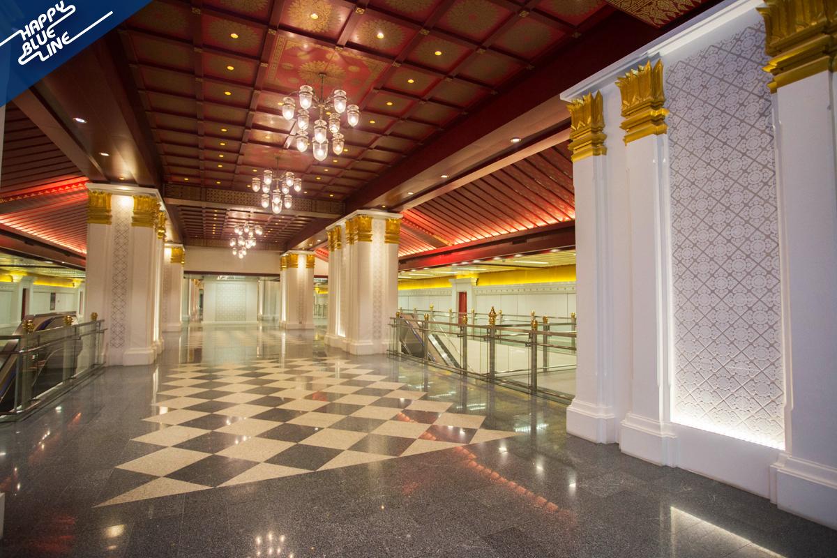 BEM_MRT's tweet photo. #Mstory วันนี้ ขอเสนอ 
ความคืบหน้าของสถานีสนามไชย ที่กำลังเตรียมความพร้อมให้บริการเพื่อนๆในเร็วๆนี้ครับ ‼️
✨การออกแบบสถานีสนามไชย ใช้รูปแบบสถาปัตยกรรมไทยแบบรัตนโกสินทร์ นำเอาองค์ประกอบต่างๆจากสถาปัตยกรรมไทยมาประยุกต์ใช้กับอาคารรถไฟฟ้า
รอพบความอลังการนี้ได้ เร็วๆนี้นะคร้าบ~💙 https://t.co/bOx2msg4Hh