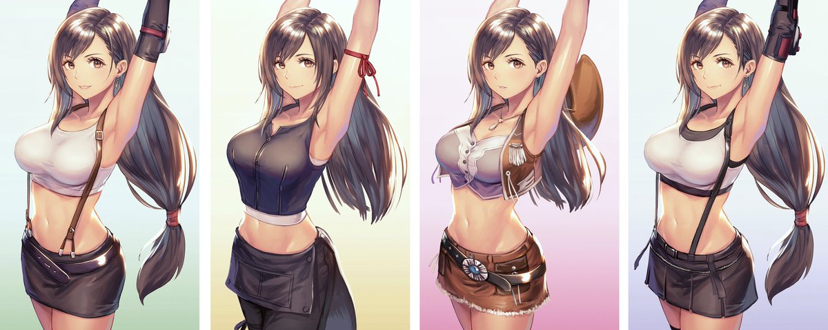 ティファ・ロックハート 「pixiv総合デイリーランキング入りました。
ありがとうございます～?

htt」|あんべよしろう/Yoshiro Ambeのイラスト