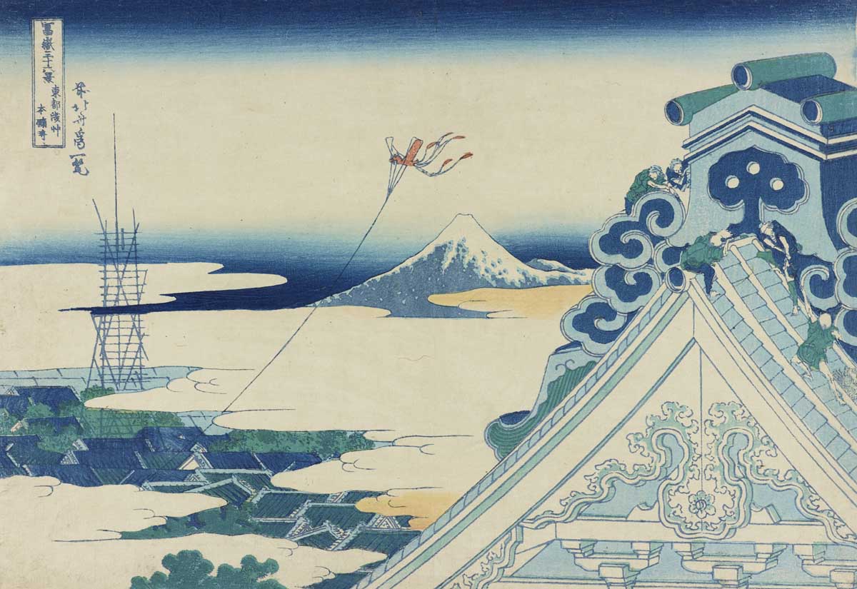 ট ইট র 太田記念美術館 Ota Memorial Museum Of Art 浮世絵ブルー革命 次に登場したベルリンブルー ベロ藍 プルシアンブルー 退色せず水溶性で 濃淡も美しく表現できました その人気を背景に描かれひとつが北斎 冨嶽三十六景 鮮やかな青が