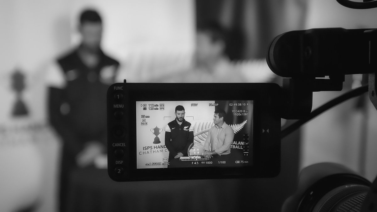 📷🎥 Filming <a href="/NZ_Football/">New Zealand Football 🇳🇿</a> #KateSheppardCup and #ChathamCup draws earlier today at QBE Stadium