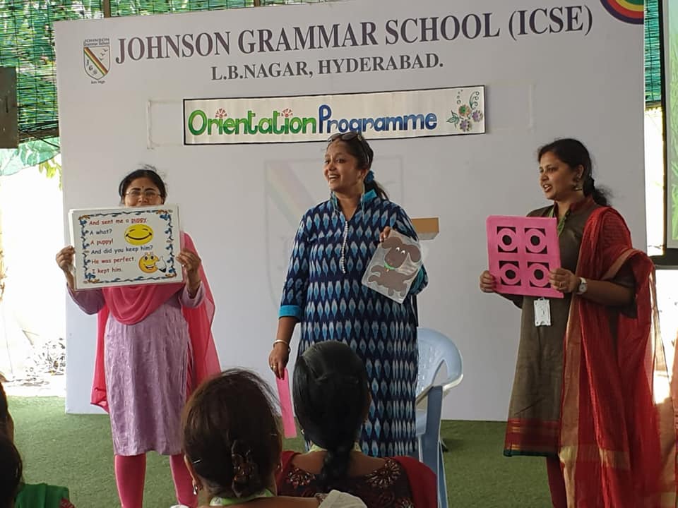 IPTTA's tweet photo. Workshop conducted at Johnson Grammar School on "Art of Teaching Language"
@sonalandrews258 
#IPTTA
#teacherstraining #earlychildhoodeducators #preschoolers https://t.co/l53wifVdl0