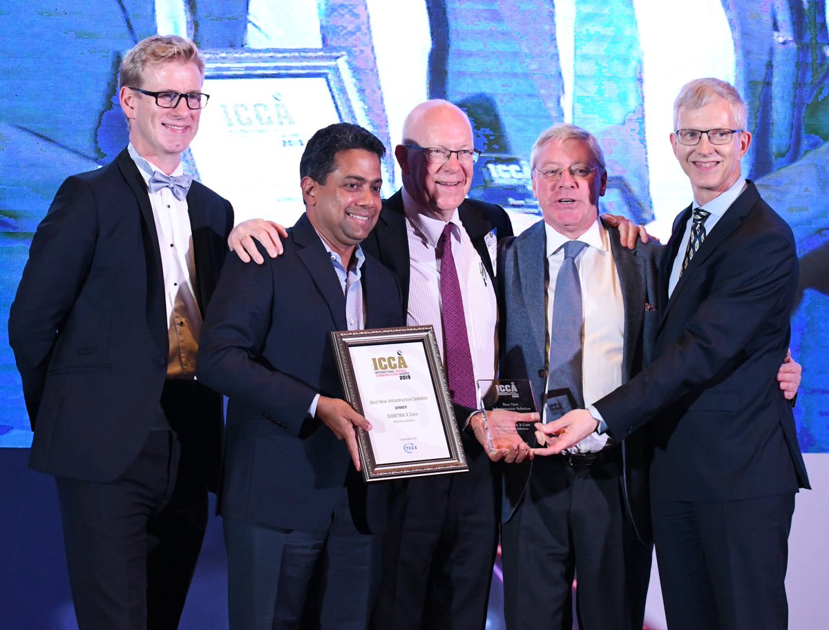 During the 2019 #ICCAWARDS ceremony at #CCW2019, #MotorolaSolutions won for best new infrastructure solution. Our DIMETRA X Core solution is a #TETRA system that meets the mission-critical communication needs of #PublicSafety and enterprise organizations: ow.ly/Mj7r30p2P42