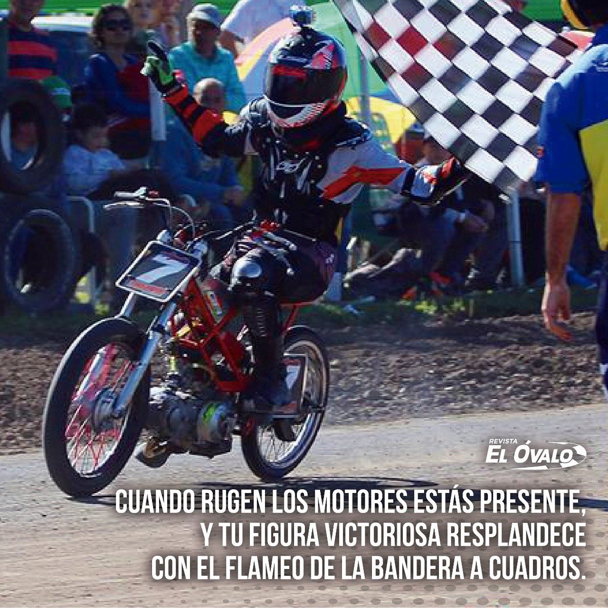 #AgustínRomero
"Cuando rugen los motores estás presente,
y tu figura victoriosa resplandece
con el flameo de la bandera a cuadros"

No te olvidamos, campeón.
#PrimerAniversario